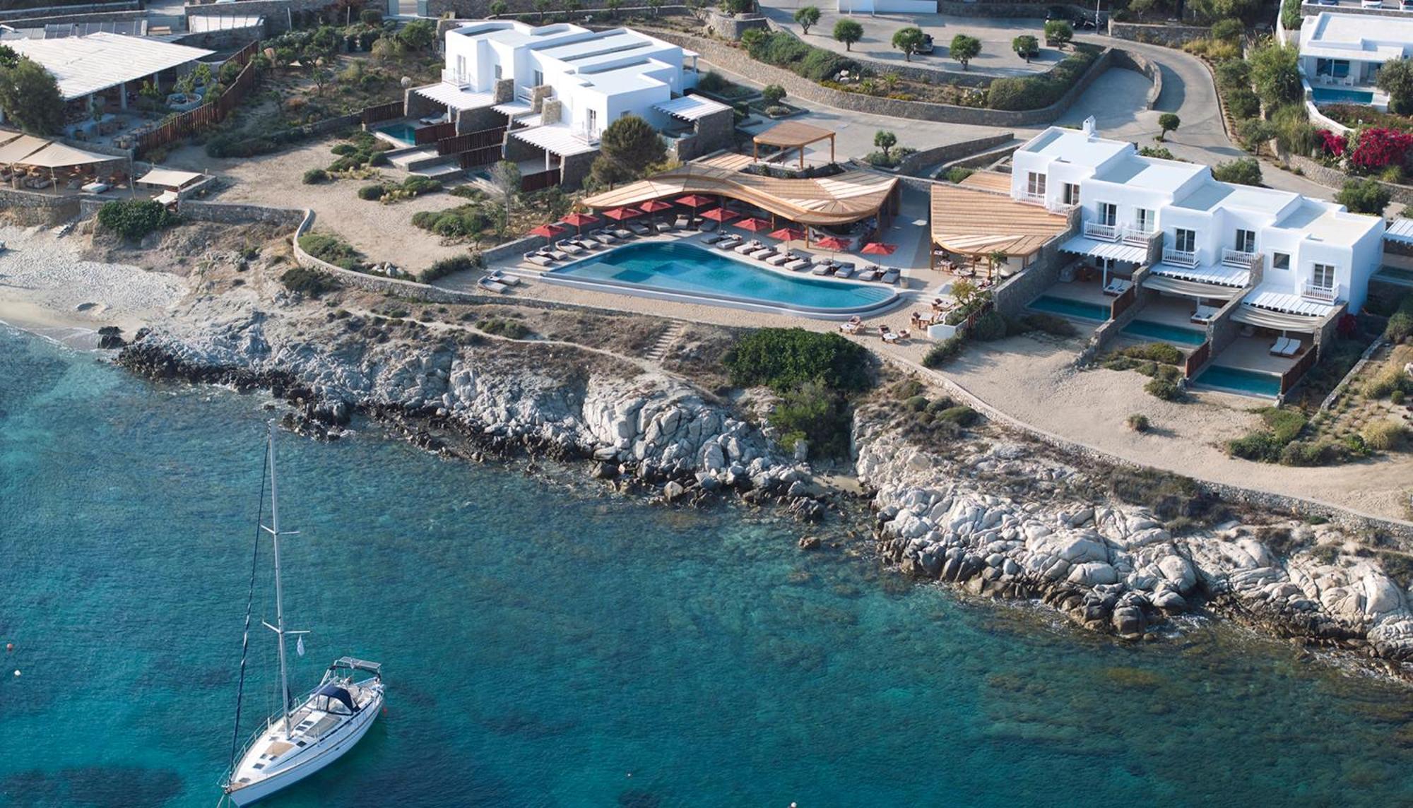 比尔和库奥海岸套房 - 世界顶级酒店 Agios Ioannis Diakoftis 外观 照片